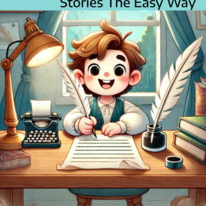 Write Children’s Stories with AI – eBook cover featuring ChatGPT and MidJourney tools