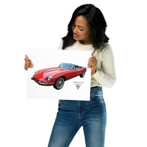 "Jaguar E-Type V12 Convertible: The Pinnacle of British Automotive Elegance"