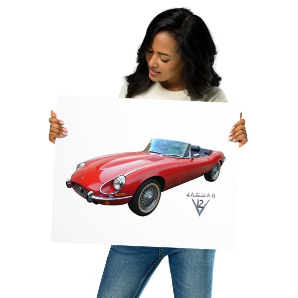 "Jaguar E-Type V12 Convertible: The Pinnacle of British Automotive Elegance" - Image 2